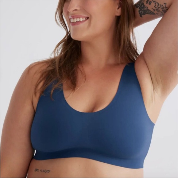 Knix Luxelift Pullover Bra Blue L+ - Picture 1 of 7